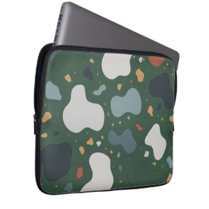 Minimalistischer Terrazzo-Stil - Kundenspezifische Laptopschutzhülle