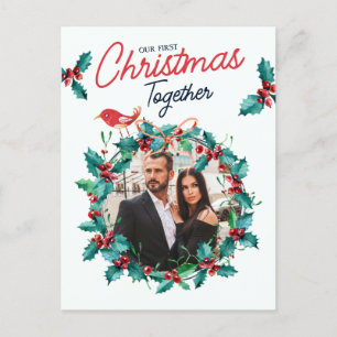 Minimalistischer Torbogen Erstes Weihnachten Paar