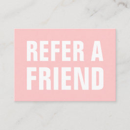 Minimalistischer Trendsetter verweisen auf Pastell Empfehlungskarte