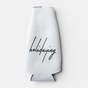 Minimalistischer "Urlaub" Ästhetische Flasche Cool Flaschenkühler