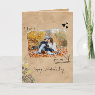 Minimalistischer Valentinstag Couple Liebe Sie 2 F Karte