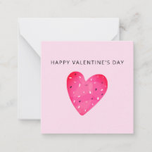 Minimalistischer Valentinstag Herz Wassermelone Li
