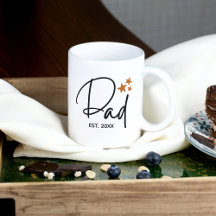 Minimalistischer Vater Est. Mit Jahr-Script-Typogr