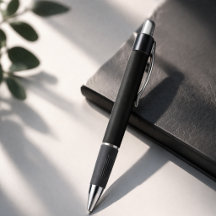 Minimalistischer Vollfarbstift - Schwarz