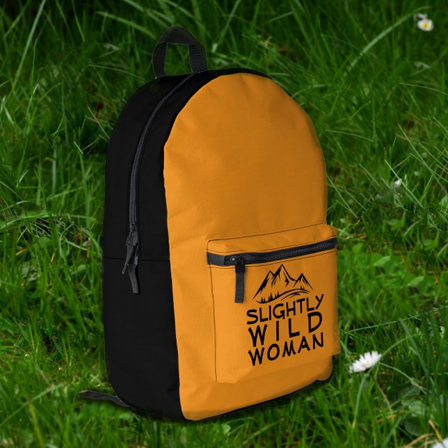 Minimalistischer Wander-ironischer gelber Rucksack (Von Creator hochgeladen)