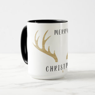 Minimalistischer Weihnachtsbaum in Linienkunst K Tasse