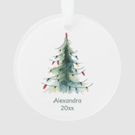 Minimalistischer Weihnachtsbaum Ornament