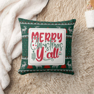 Minimalistischer Weihnachtsfeiertag Kissen