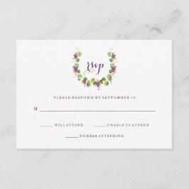 Minimalistischer Weinkeller | Hochzeitsreaktion au RSVP Karte