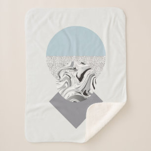 Minimalistischer Wellen-u. Punkt-Entwurf Sherpadecke