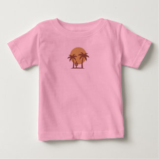 Minimalistischer Wüsten-Sonnenuntergang Kinder T-S Baby T-shirt