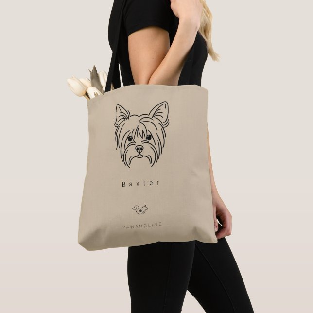 Minimalistischer Yorkie-Tasche | Benutzerdefiniert (Von Nahem)