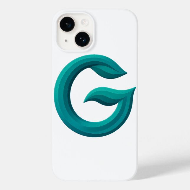 Minimalistisches abstraktes Buchstabe G iPhone 14  Case-Mate iPhone Hülle (Rückseite)