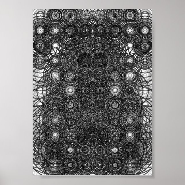 Minimalistisches abstraktes Design Poster (Vorne)