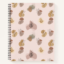 Minimalistisches Abstraktes Gemustert Notizbuch