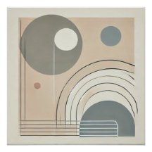 Minimalistisches Abstraktes Glossposter