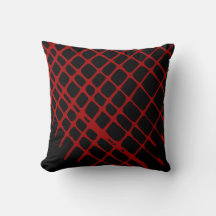Minimalistisches Abstraktes Schwarz-Rot-Design