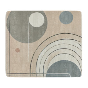 Minimalistisches Abstraktes Zuschneideboard Schneidebrett