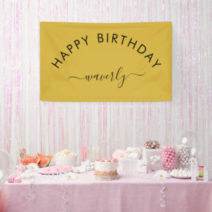 Minimalistisches Alles Gute zum Geburtstag Klassis Banner