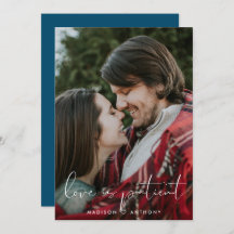 Minimalistisches Aquamarines Blue Wedding Postpone