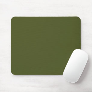 Minimalistisches Armee-Grün-Mauspad mit elegantem  Mousepad