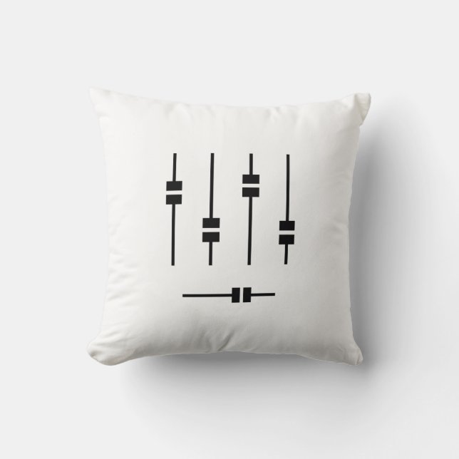 Minimalistisches Aufnahmestudio Kissen (Vorderseite)