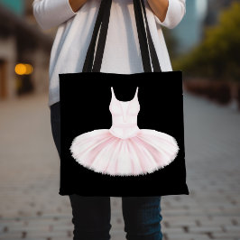 Minimalistisches Ballett Tutu Rosa und Schwarz