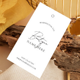 Minimalistisches Bekleidungspreis-Etikett für den 