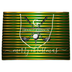 Minimalistisches benutzerdefiniertes elegantes Gol Große Geschenktüte