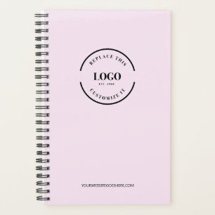 Minimalistisches, benutzerdefiniertes Logo mit ein Planer