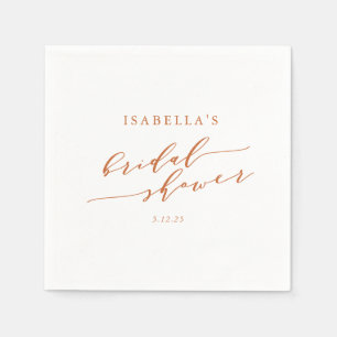 Minimalistisches benutzerdefiniertes Rust-Text-Boh Serviette