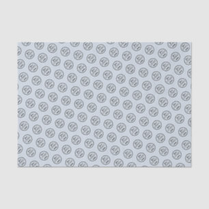 Minimalistisches beruflich-Branding-Logo Soft Navy Seidenpapier