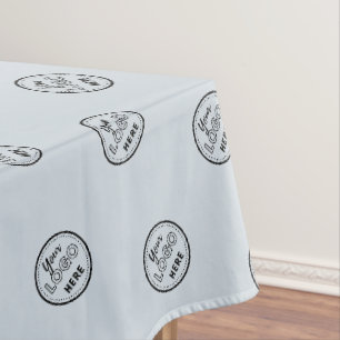 Minimalistisches beruflich-Branding-Logo Soft Navy Tischdecke