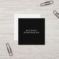 Minimalistisches berufliches elegantes Schwarzes