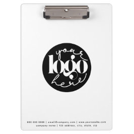 Minimalistisches Berufliches Firmenlogo Klemmbrett