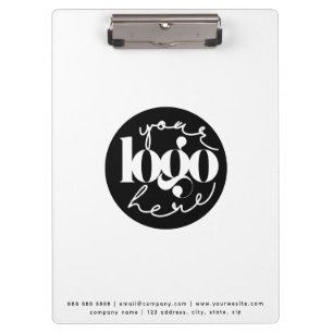 Minimalistisches Berufliches Firmenlogo Klemmbrett