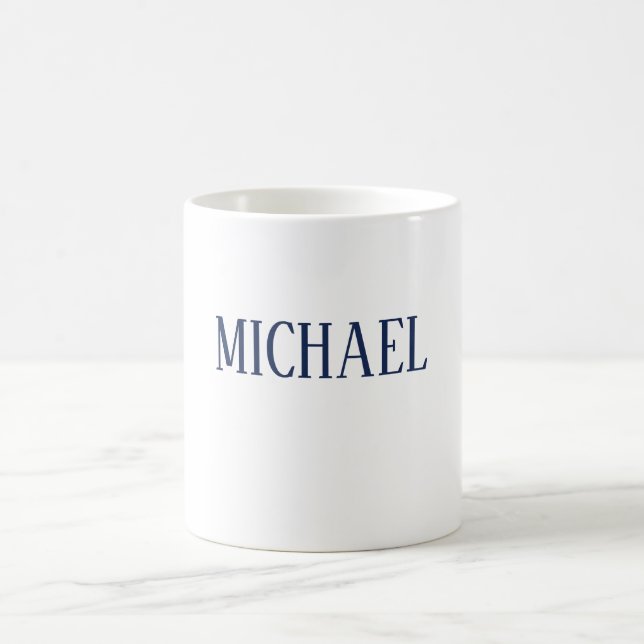 Minimalistisches Berufliches Modernes Elegantes Kaffeetasse (Mittel)