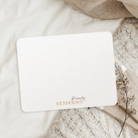 Minimalistisches berufliches personalisiertes Schr