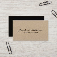 Minimalistisches berufliches rustikales
