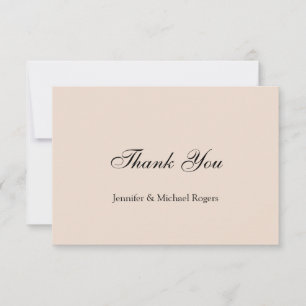 Minimalistisches Berufliches Schlicht Dankeskarte