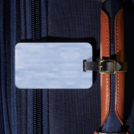 Minimalistisches blaues Himmel abstraktes Muster n Gepäckanhänger