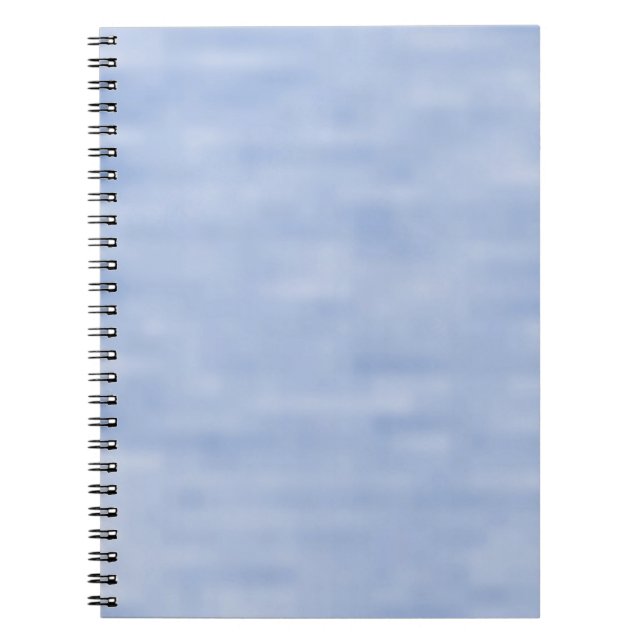 Minimalistisches blaues Himmel abstraktes Muster n Notizblock (Vorderseite)