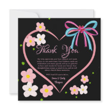 Minimalistisches Blumenrosa und Schwarzes Hochzeit