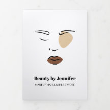 Minimalistisches boho face Schönheitsschwarz Make-