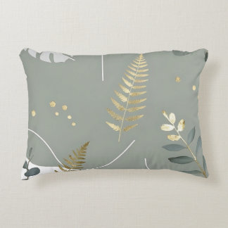 Minimalistisches botanisches Design - Modern Natur Dekokissen