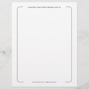 Minimalistisches Branding Design Studio Flyer