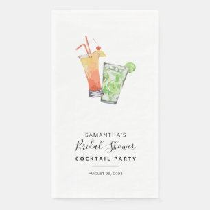 Minimalistisches Brautparty Cocktail Party Serviette