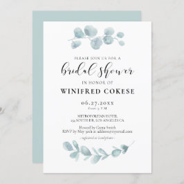 Minimalistisches Brautparty Einladung