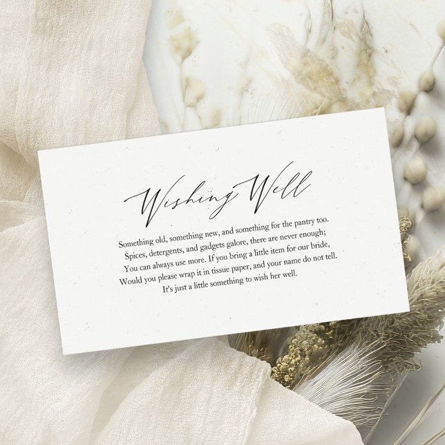 Minimalistisches Brautparty, gut einsetzen Begleitkarte (Von Creator hochgeladen)