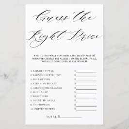 Minimalistisches Brautparty schätzt das richtige P